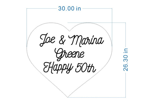 Happy 50th Signage