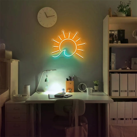 Sun Wave Neon Sign