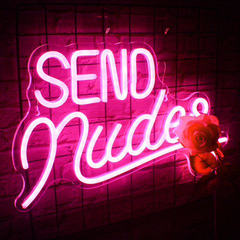 Send Nudes Neon Sign