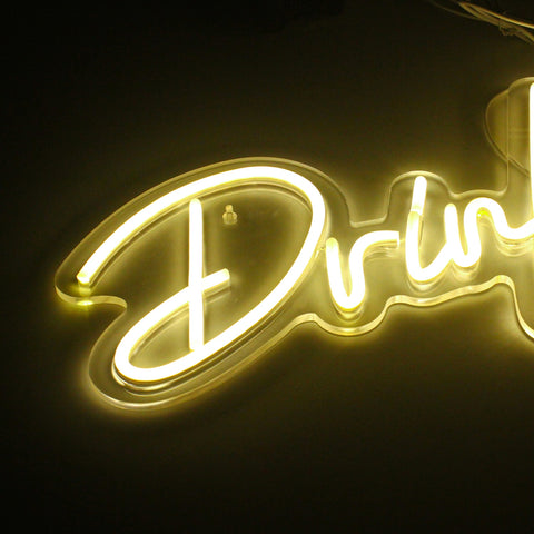 Drinks Neon Sign