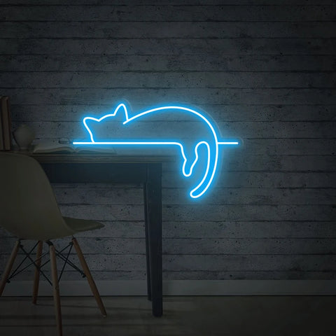 Lazy Cat Sign