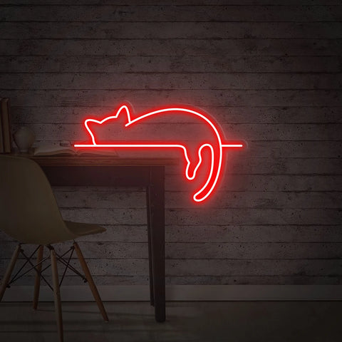 Lazy Cat Sign
