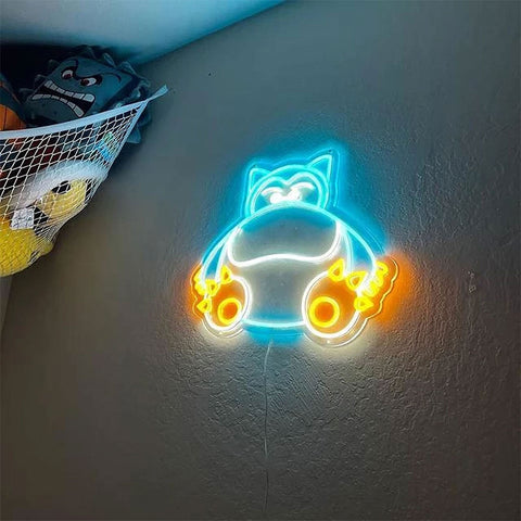 Pokemon Snorlax Relaxed Sign
