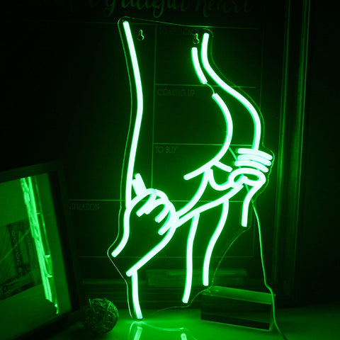 Back Side Sexy Lady Sign